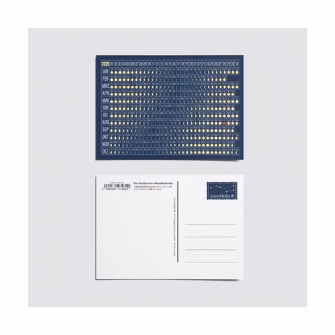 Der Postkarten-Mondkalender 2026