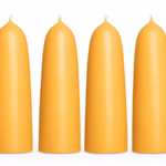 Konische Bienenwachskerze 12 cm, Ø 5 cm 4