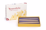 Bougies en cire d'abeille, 7 pièces, naturel