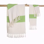 Toalla de playa de algodón ecológico, bicolor undefined Toalla de playa de algodón ecológico, bicolor undefined