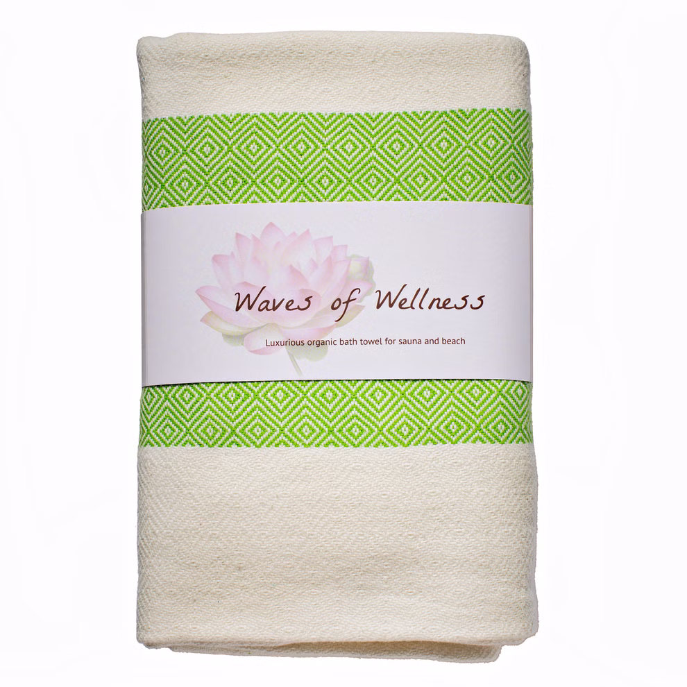 Toalla de playa de algodón ecológico, bicolor undefined Toalla de playa de algodón ecológico, bicolor undefined