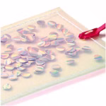 Glänzend Irisierendes Papier