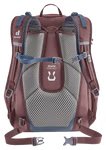 Deuter Deuter Schulrucksack Cotogy ashrose-ink_33566 Der Deuter Schulrucksack Cotogy ashrose-ink hier in der Rückenansicht verfügt über gepolsterte Schultergurte Brust- und Hüftschnallen und ein atmungsaktives Netz-Rückenteil mit der Aufschrift deuter CONTACT für Komfort und Halt.