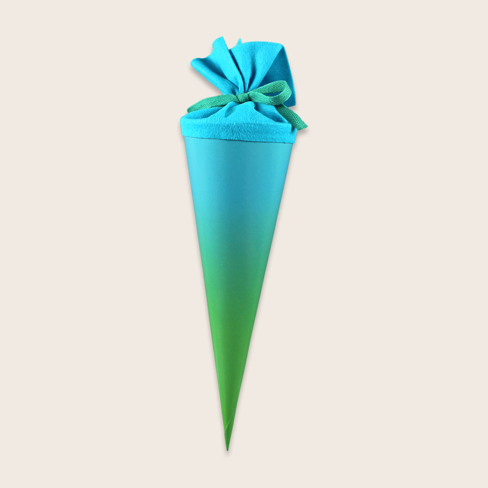 Schultüte grün-türkis