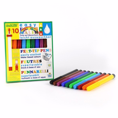 Fasermaler, 4 mm, 10 Farben