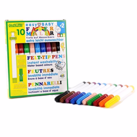 Fasermaler, 5 mm, 10 Farben