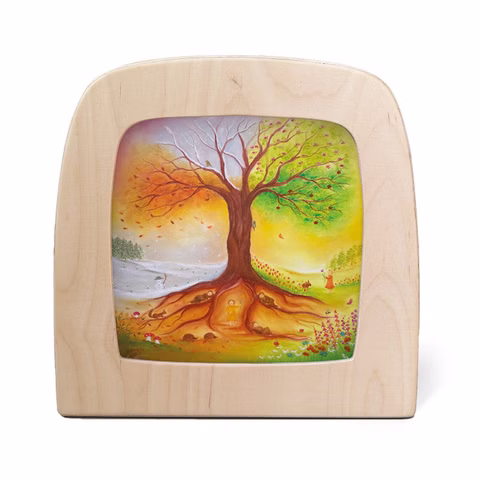 Toverlux Silhouette Baum der Jahreszeiten