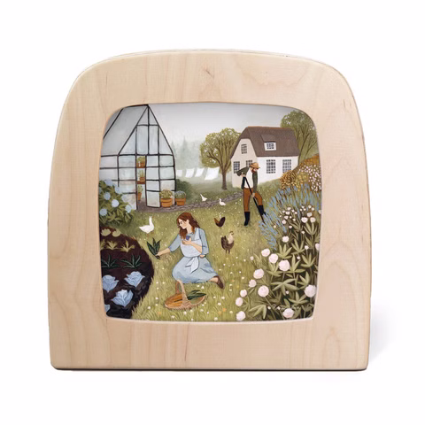 Toverlux Silhouette Zu Hause im Garten