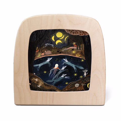 Toverlux Silhouette Wald der Monde