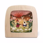 Toverlux Silhouette Feenhafter Sonnenuntergang