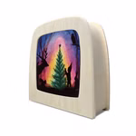 Toverlux Silhouette Weihnachtsbaum