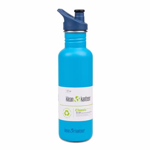 Botella con tapón deportivo