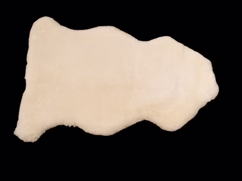 Geschorenes Lammfell, 90 cm