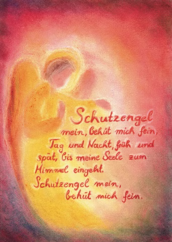 Kunstdruck Schutzengel