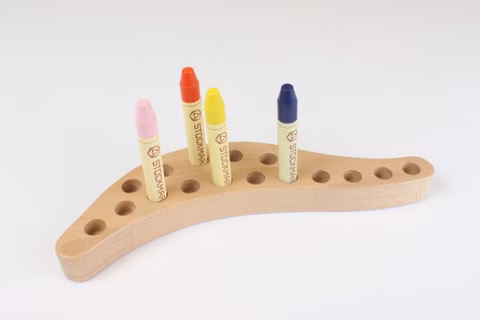Holzhalter für Wachsmalstifte