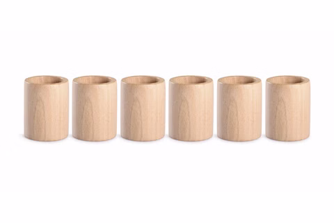 Grapat naturfarbene Becher 