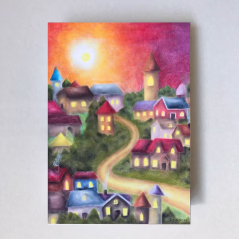 Kunstkarte Lichtstadt