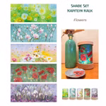 Toverlux Laternen-Schirme Set Blumen - Kapitein Kalk