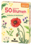 Kartenset Expedition Natur mit 50 heimischen Blumen und illustrierten Bestimmungskarten für unterwegs.