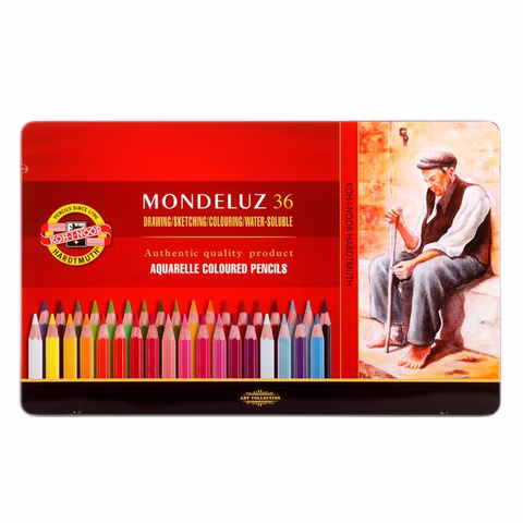 Aquarell- Buntstifte 36er Set