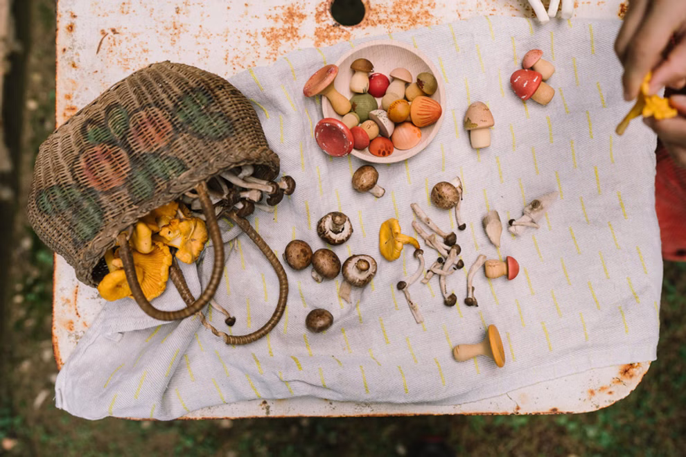 Grapat Pilze aus Holz Grapat Pilze aus Holz