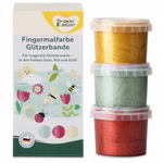 Fingermalfarbe Glitzerbande