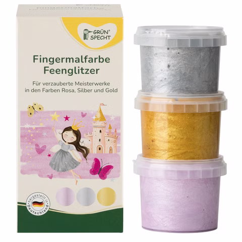 Fingermalfarbe Feenglitzer