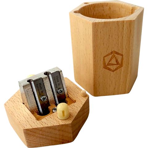 Double Sharpener Wooden Box