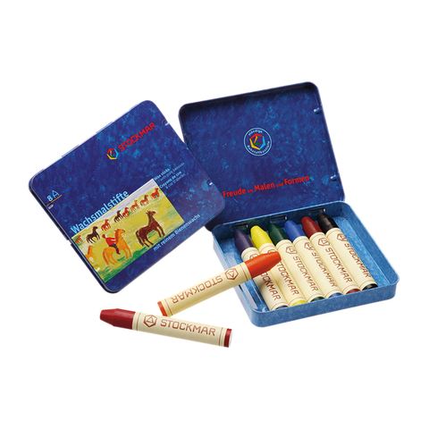 Wax Crayons 8 Colours - Standard