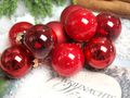 45 Weihnachtskugeln Christbaumkugeln Rot Christbaumschmuck Weihnachtsdeko Weihnachten Deko 2