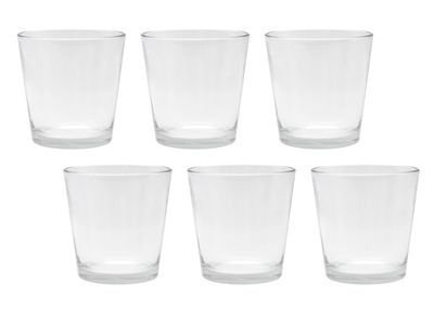 6x Kerzenhalter Kerzenglas Votivglas Transparent Teelichtglas Kommunion Konfirmation Tischdeko Deko