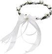 Haarschmuck Haarkranz Weiß Kopfschmuck Hochzeit Kommunion Taufe Blumenkind 1