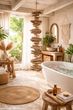 Treibholz - Girlande - Maritime Natur Deko Drift-Wood Kette 90 - 110 cm lang 4