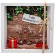 Geldgeschenk Verpackung Weihnachten Geschenk Rot Lebkuchenmann 