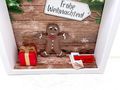 Geldgeschenk Verpackung Weihnachten Geschenk Rot Lebkuchenmann 