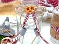 Vasen Oktoberfest Bayrisch Bordeaux Rot Geburtstag Hochzeit Tischdeko Deko Party 2 Stück 5