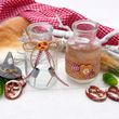 Oktoberfest Deko Vasen – Bayerische Tischdeko mit Brezel & Lebkuchenherz - handdekoriert von ZauberDeko  2