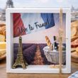 Geldgeschenk Verpackung mit Eiffelturm Miniatur -  Reise Urlaub Frankreich Geschenkidee Paris, Provence 2