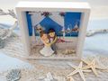Geldgeschenk Hochzeit Strandhochzeit mit Sand, Muschel & Hochzeitspaar im Ring Verpackung Gutschein 4
