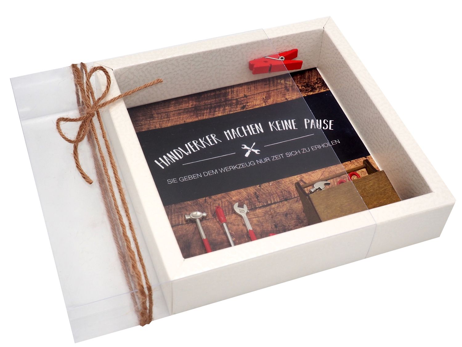 Geldgeschenk Verpackung Mann Werkzeug Gutschein Geschenk