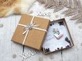 Geldgeschenk Verpackung Weihnachten Schneeflocke Silber Weiß Natur Geschenk Gutschein 4