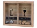 Holzbox Kronkorkenbox Flaschenverschlusskasten Wein Bier Deko Party Aufbewahrung Geschenkidee 1