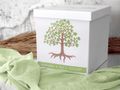 Briefbox - Kartenbox mit Baum des Lebens Motiv - personalisiert mit Name, Anlass & Datum 2