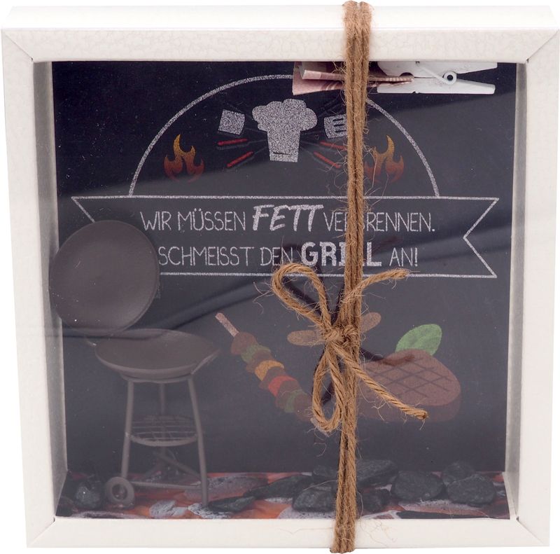 Geldgeschenk Verpackung Grillen Barbecue Mann Geburtstag
