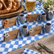 4 Platzkarten Oktoberfest – Tischkarten Bayern Maßkrug Brezel Edelweiß Tischdeko Hochzeit Geburtstag 4