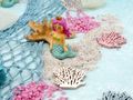 Tischdeko Streudeko Maritim MIX Granulat Sand Koralle Pink Deko Party 1kg 3