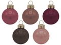 45 Weihnachtskugeln Christbaumkugeln Beere Mauve Altrosa Christbaumschmuck Weihnachtsdeko Weihnachten Deko 1