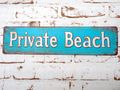  Blechschild Maritime Deko für Garten, Balkon, Bad & Terrasse, Beach Party Strandhochzeit -  Beachhouse-Stil 4