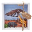Geldgeschenk Verpackung Afrika Safari Giraffe Nashorn Urlaub Reise Gutschein Geschenk  1