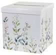 Briefbox Kartenbox Hochzeit Eukalyptus Greenery Trauung Blüten Blumen Weiß  1